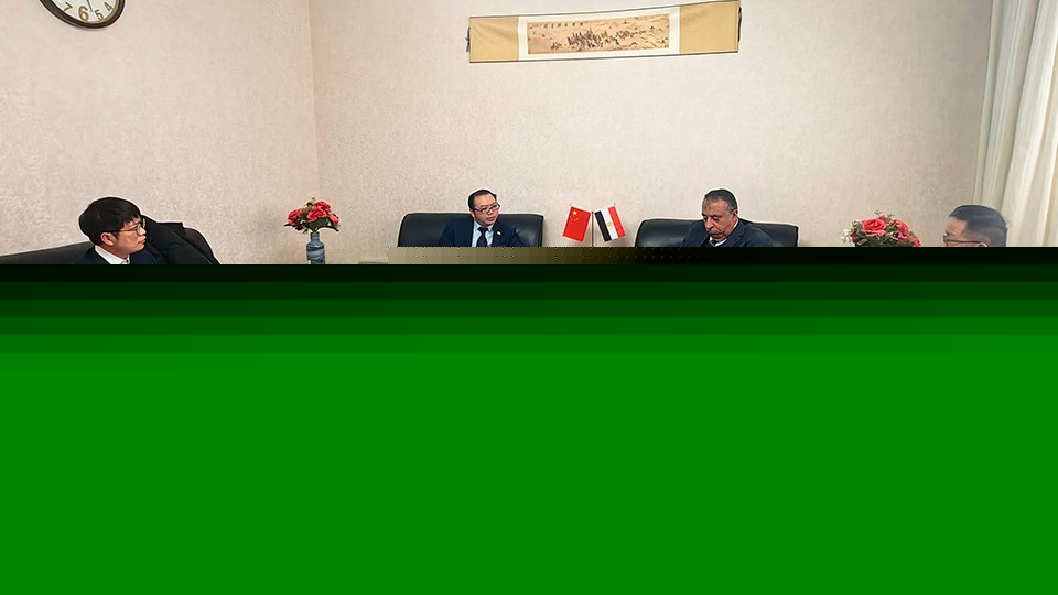 AGIN国际厅大会执行秘书长何强一行访问埃及驻华使馆经济商务处